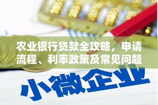 信宜农业银行贷款全攻略，申请流程、利率政策及常见问题解析