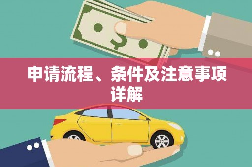 信宜申请流程、条件及注意事项详解