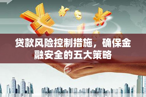信宜贷款风险控制措施，确保金融安全的五大策略