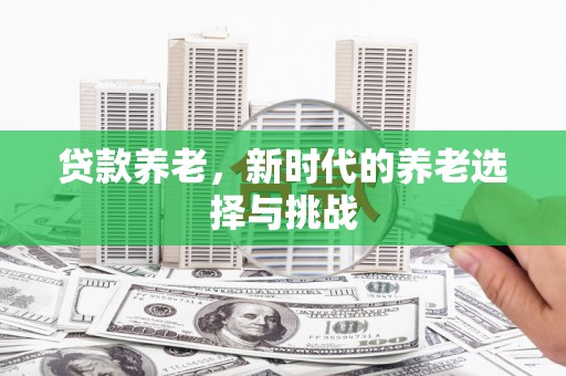 信宜贷款养老，新时代的养老选择与挑战