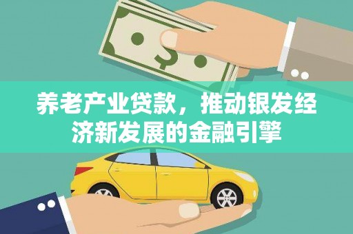 信宜养老产业贷款，推动银发经济新发展的金融引擎