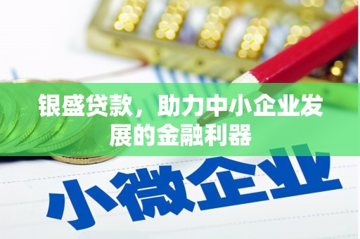 信宜银盛贷款，助力中小企业发展的金融利器