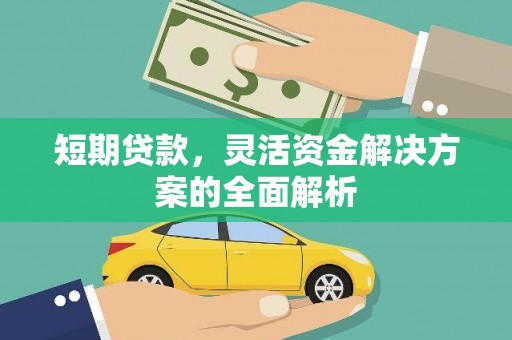 信宜短期贷款，灵活资金解决方案的全面解析