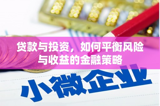 信宜贷款与投资，如何平衡风险与收益的金融策略