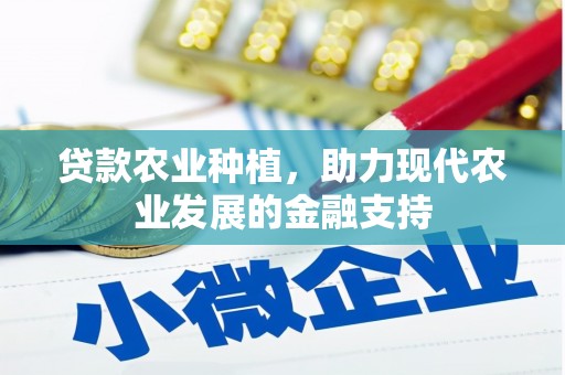 信宜贷款农业种植，助力现代农业发展的金融支持
